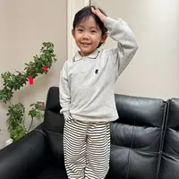 43097【简约翻领POLO衫】春秋长袖休闲韩版运动洋气儿童