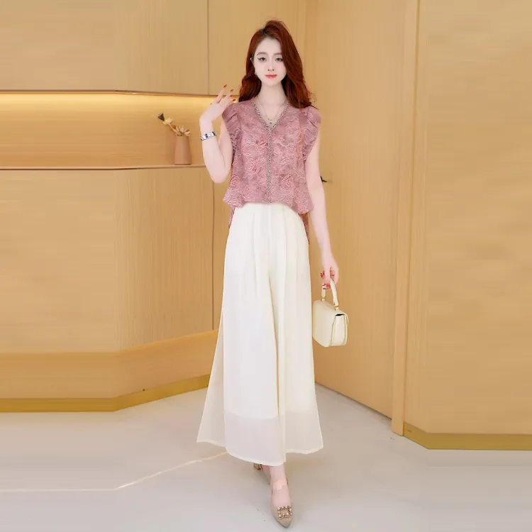 【两件套】时尚女神修身洋气宽松气质休闲百搭显瘦减龄女装套