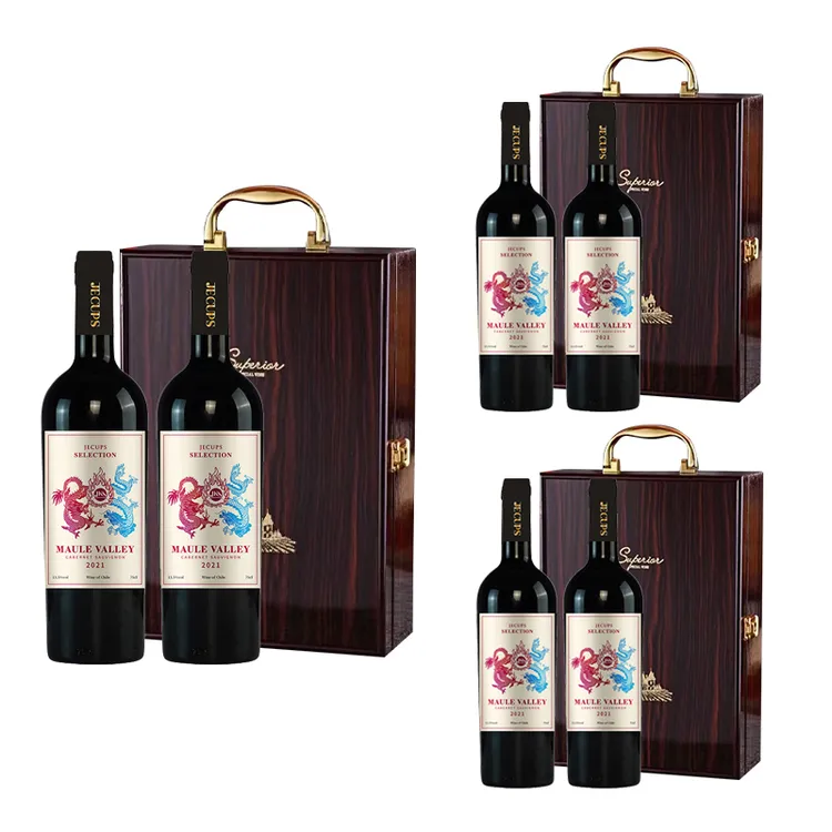 JECUPS吉卡斯双龙戏珠特酿干红葡萄酒 智利珍藏级赤霞珠 原瓶进口