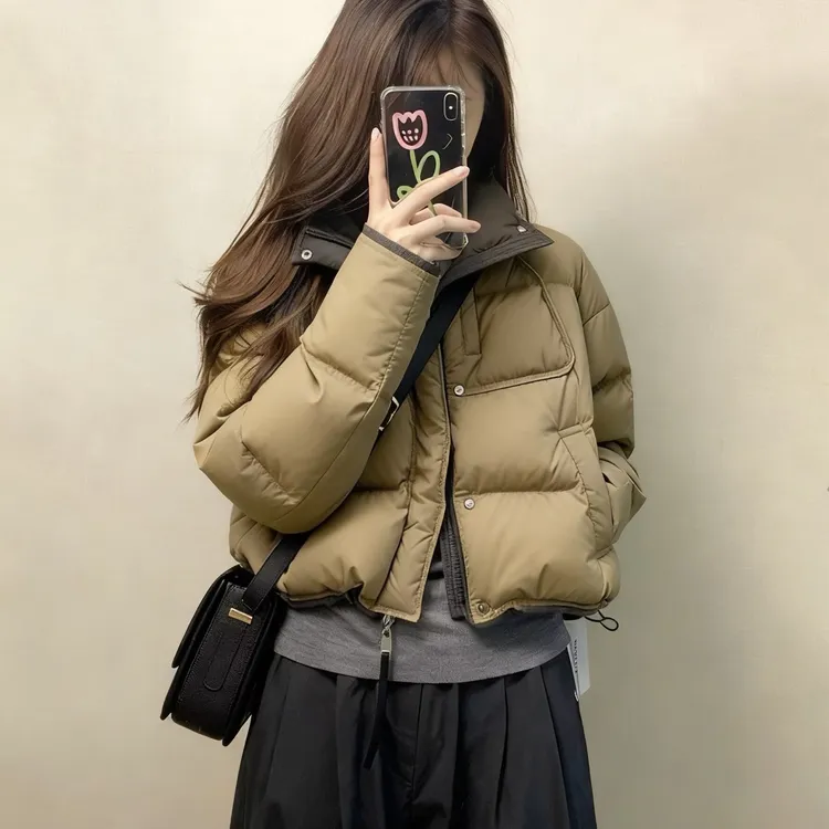 巨好看的短款棉服女冬2025新款小个子时尚保暖高级感面包服外套