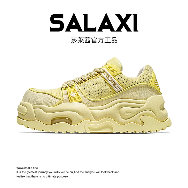 SALAXI【情侣款】2025夏季新品欧货潮牌厚底户外老爹鞋时尚休闲运