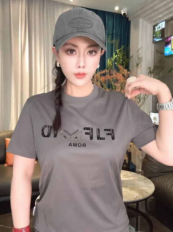 【JDKJ】潮品时尚轻奢高端潮流百搭字母夏季休闲短袖D008