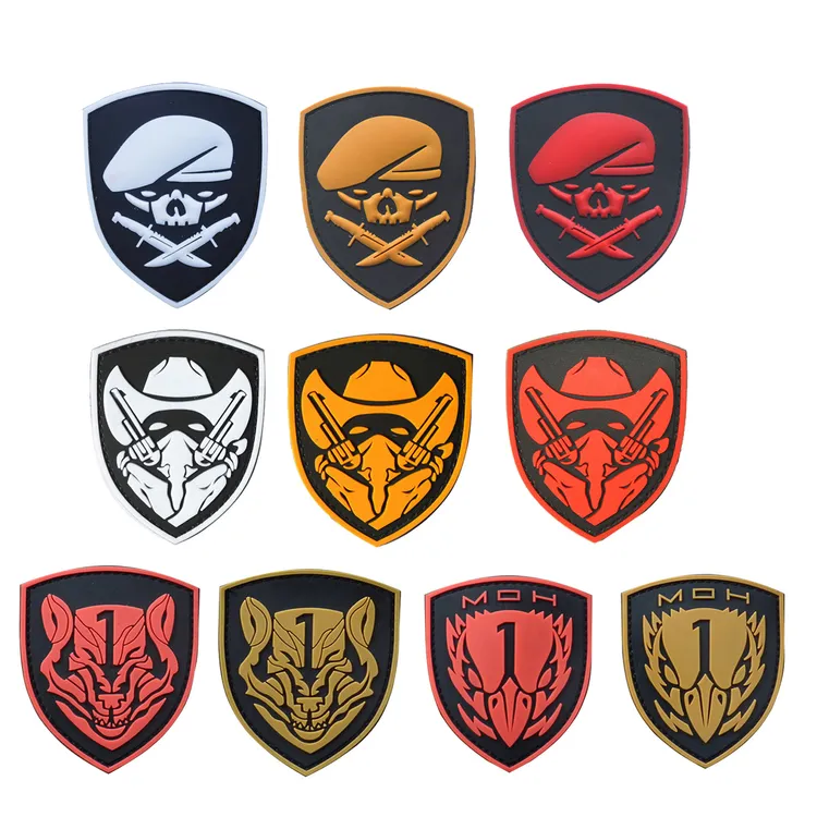 战术魔术贴户外现货Project Honor 荣誉勋章夜光PVC臂章士气徽章