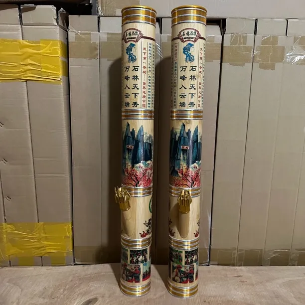 【竹子】大号云南特色烟筒工艺升级石林76cm口径9cm