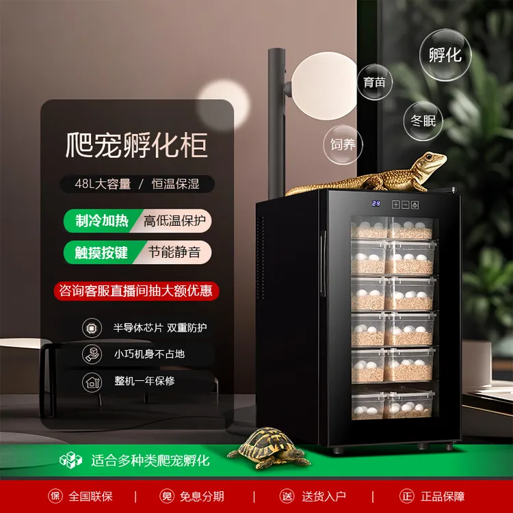 odino/欧帝诺爬宠孵化箱乌龟蛇类恒温箱冬眠孵化器家用孵化柜