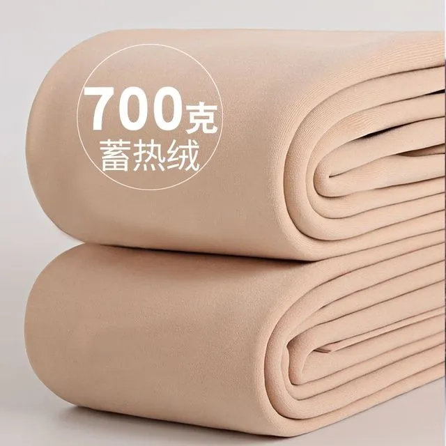700克冬季肉色打底裤光腿神器女大码东北特厚秋冬加绒加厚打底袜