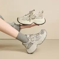 【则则/ZHR】内增高老爹鞋 IF91(单里)/IF91A(加绒) 灰色/杏色可选