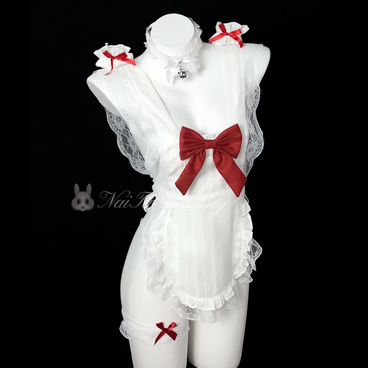 “法式少女”甜美新年战袍手作款睡裙显瘦软妹lolita日系甜美