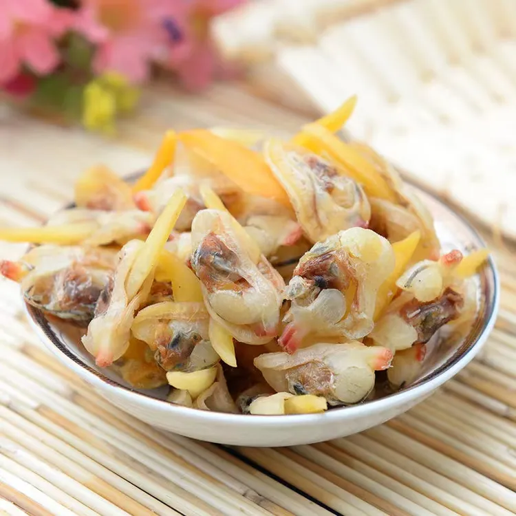 [五分干】丹东黄蚬子干无沙去内脏零食下酒菜原汁原味顺丰发货