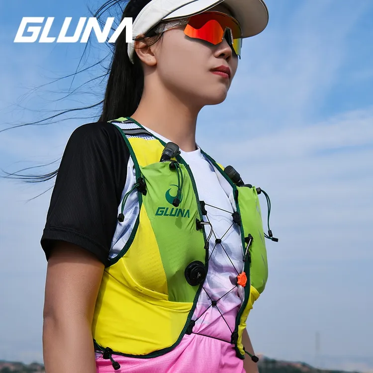 GLUNA哥鲁纳越野包 运动双肩女马拉松户外专业跑山背包跑步背包男