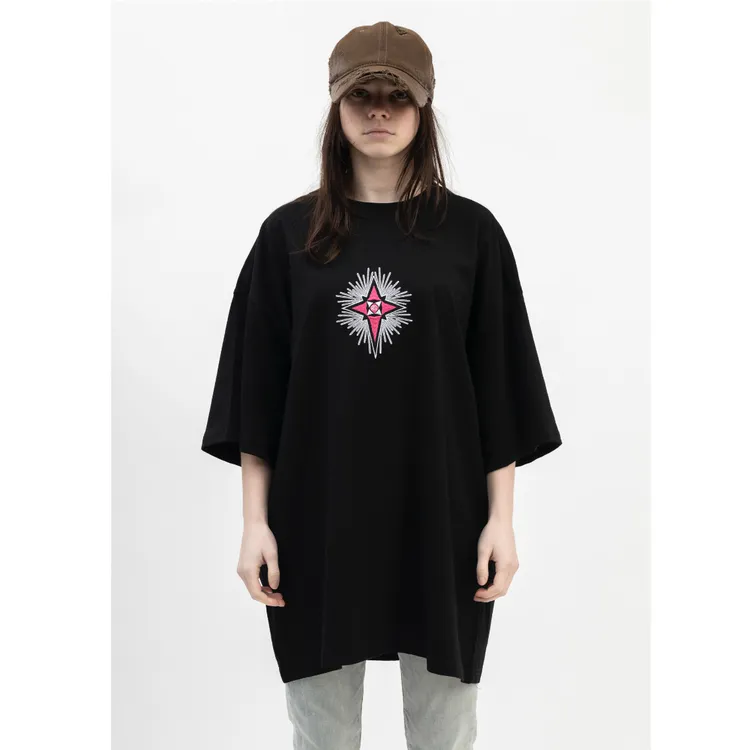 Richgainer北美闪耀之星刺绣T恤