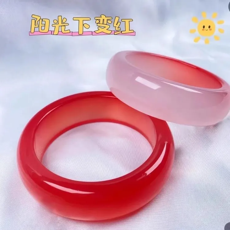 非金属树脂手镯 正品保障 阳光下变色