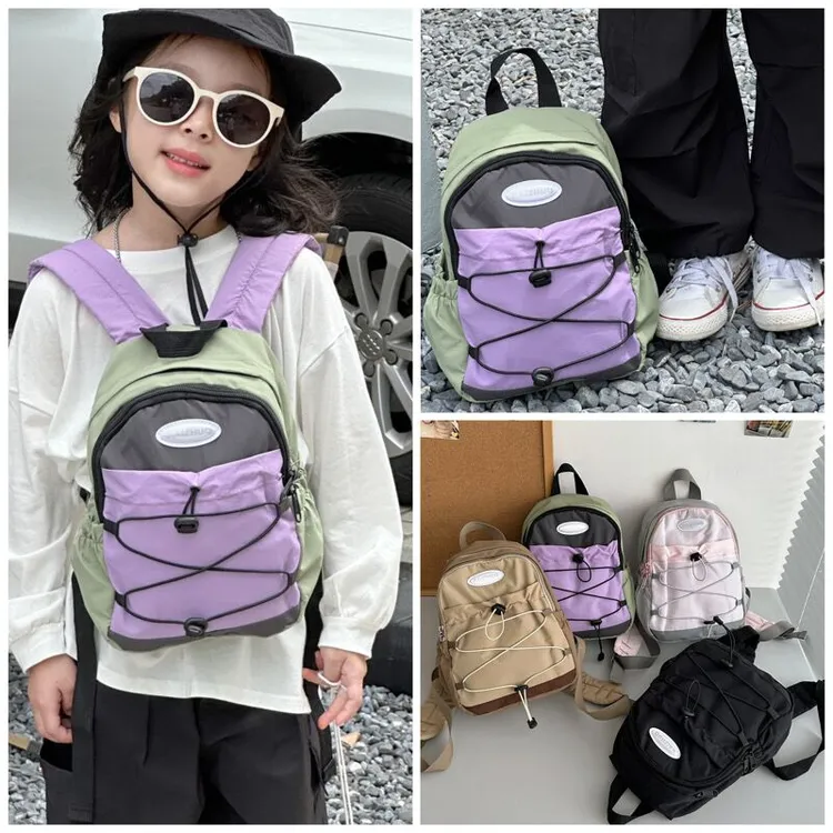 儿童mini双肩包轻便户外休闲出游洋气背包男女童幼儿园开学小书包