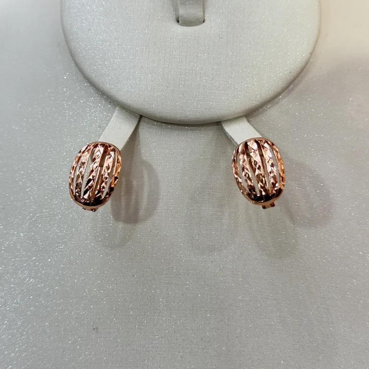 铜合金耳饰 Kizil altun pason耳环