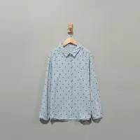 【且听风吟】0115696文艺棉翻领口袋印花百搭显瘦衬衫衣长66胸围120
