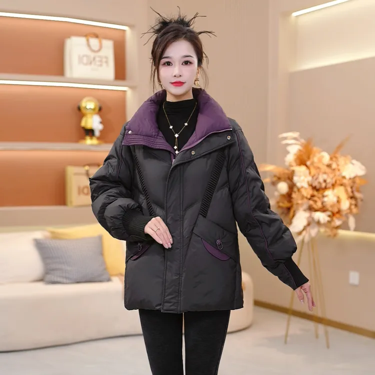 宽松时尚女装2025年冬季新款洋气韩版时尚羽绒服SJYF5212