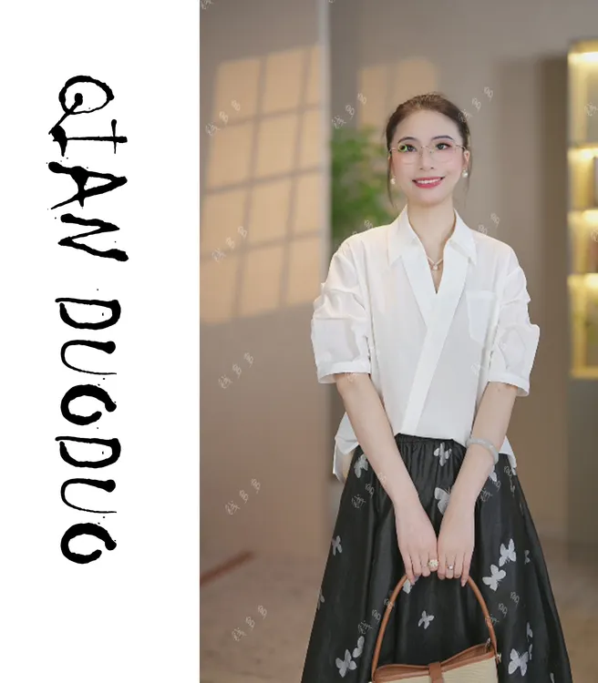 锦丝院【夏日宴】丝锦绸时尚白色百搭女士夏季宽松流行SYC67181502