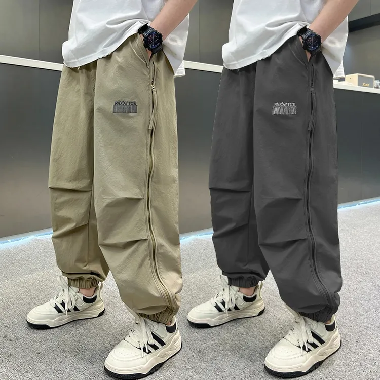 男童春秋款休闲裤2025新款大童秋装裤子儿童装工装裤秋季男孩长裤