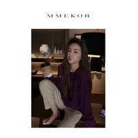 MMEKOR “古早月光”T恤 2025新款秋款活力常青藤休闲长袖 30280