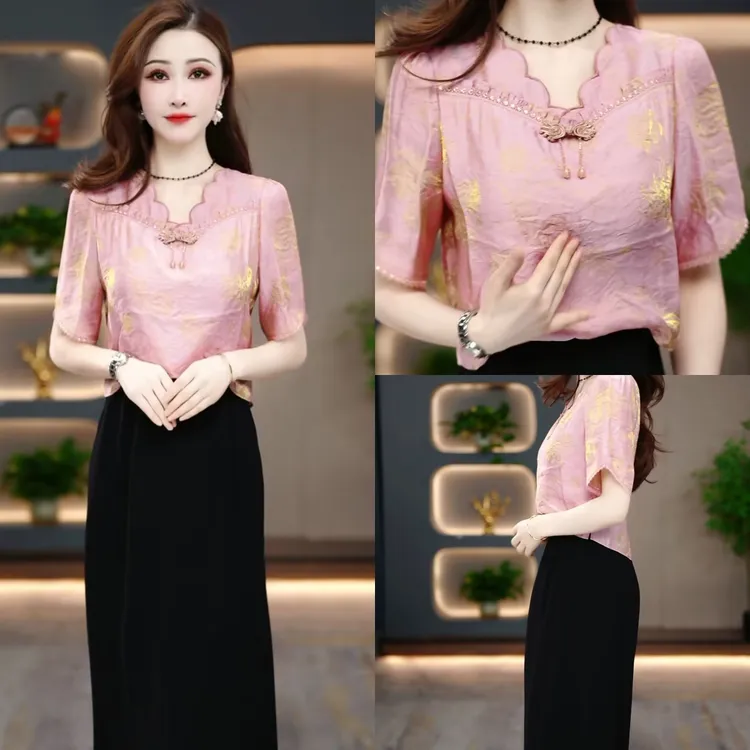 夏季新款连衣裙2025新款显瘦修身收腰韩版气质遮肚裙子YX25K1683