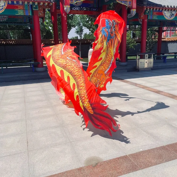 格曼全套不锈钢龙头配6米长祥龙舞龙健身龙彩带龙