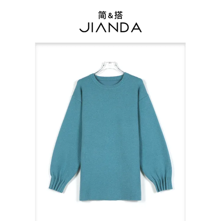 简&搭【千屿Sheila】慵懒灯笼袖加厚毛衣254-MY/1129-26111