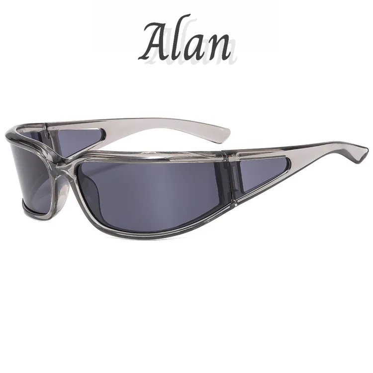 【Alan】2025美式发箍二合一墨镜曲面运动太阳镜防晒INS风显瘦高级