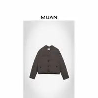 木岸MUAN：《诺丁山羽绒服》定制复古腔调羽绒服外套女D-MJ-F8323