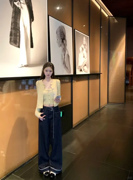 针织宽松型开衫毛针织衫女不起球时尚百搭短款显瘦