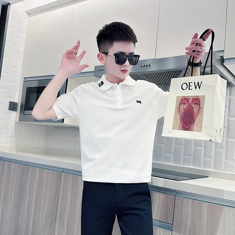 polo衫男款夏季薄款男士t恤短袖2025新款高级感男装半袖痞帅衣服