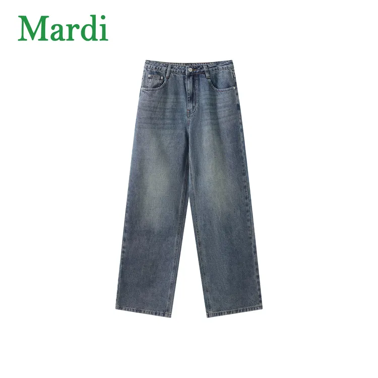 Mardi出游必备显瘦显腿长37比例休闲牛仔裤长裤MKZ日暮2532071