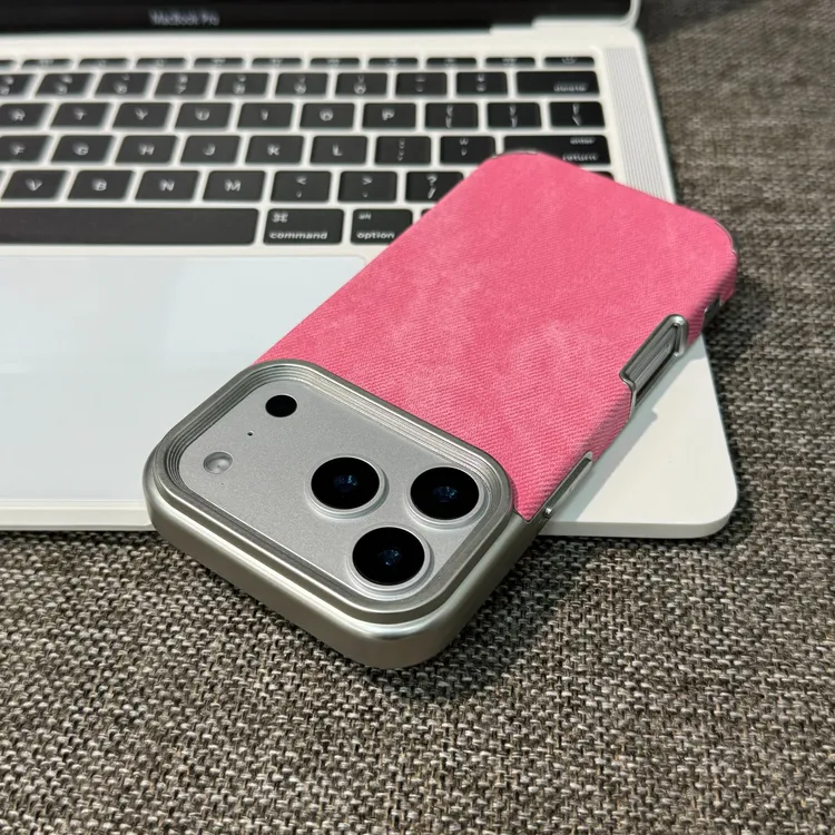 雅天立秋冬复古牛仔纹适用苹果17promax高级手机壳iPhone16创意15