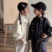 加绒升级款中性款皮衣男童女童休闲款