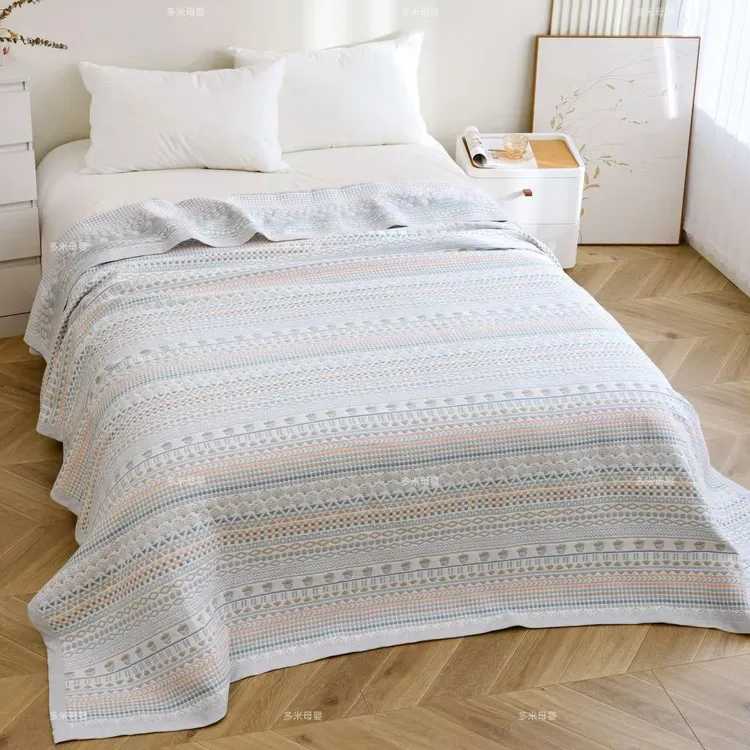 2.4米*2.5米纯棉六层纱布母婴A类四季软席床单舒适柔软吸湿透气