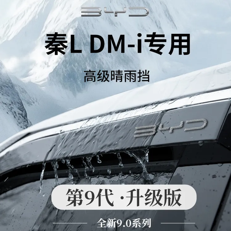 25款比亚迪秦LDMI改装配件LEV晴雨挡雨板DMI车窗雨眉L遮雨防雨条