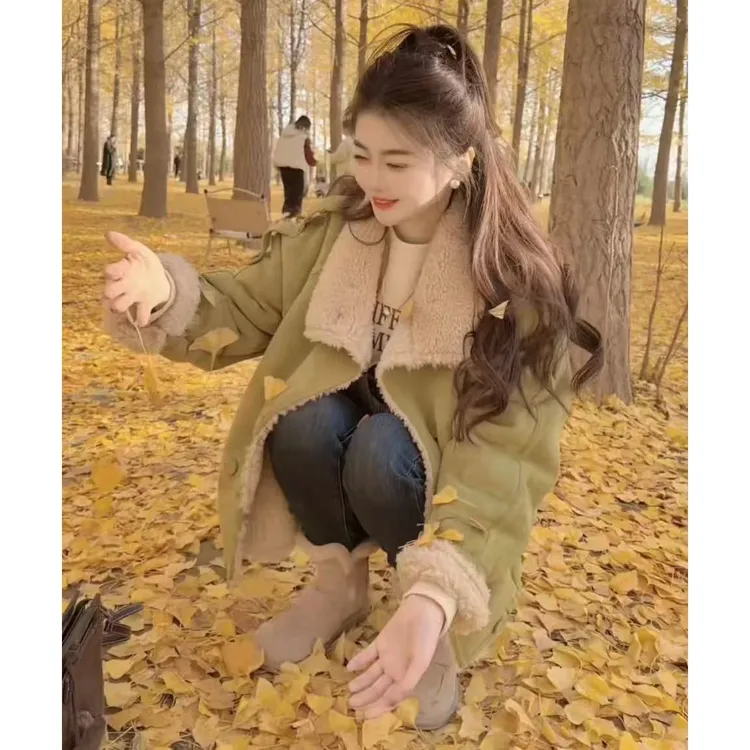 『落日女孩X』设计显瘦百搭时尚外套7009