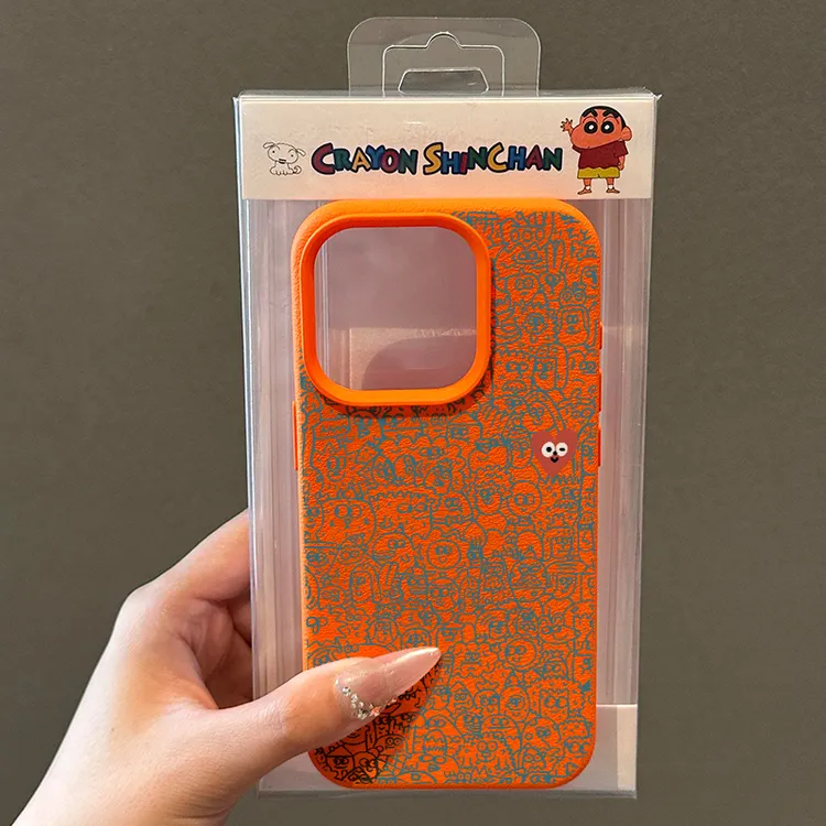 BANCA人物合集适用苹果16promax手机壳iphone15/14荔枝纹13防摔12