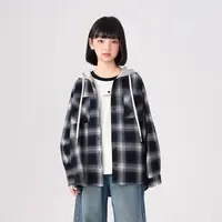 2192女童格子衬衫儿童2025新款长袖早秋上衣大童洋气休闲春秋外套