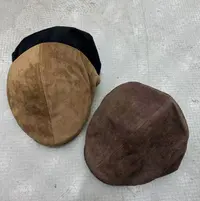【RoMee-萝密】宽檐复古休闲鸭舌帽做旧百搭帽子女士毛呢驼色秋冬