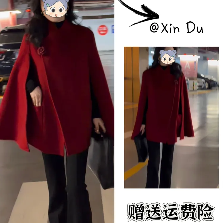 2025秋冬季新款时尚显瘦气质女士网红洋气外套百搭款D25173