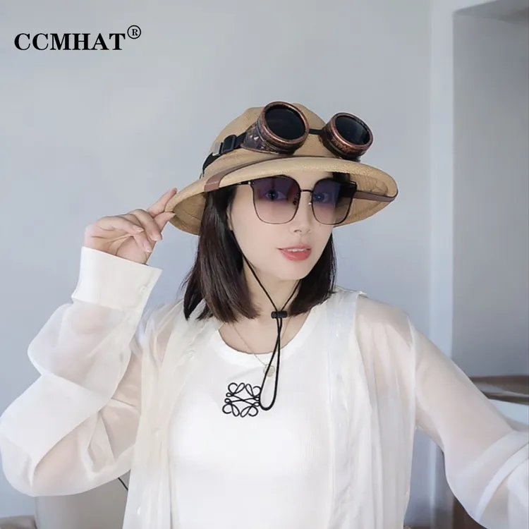 CCMHAT高品质复古探险帽儿童成人帽万圣节蒸汽朋克护目镜帽子直销