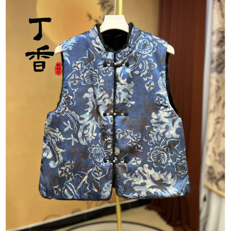 529高端重磅提花新款时尚百搭经典高级马甲精品