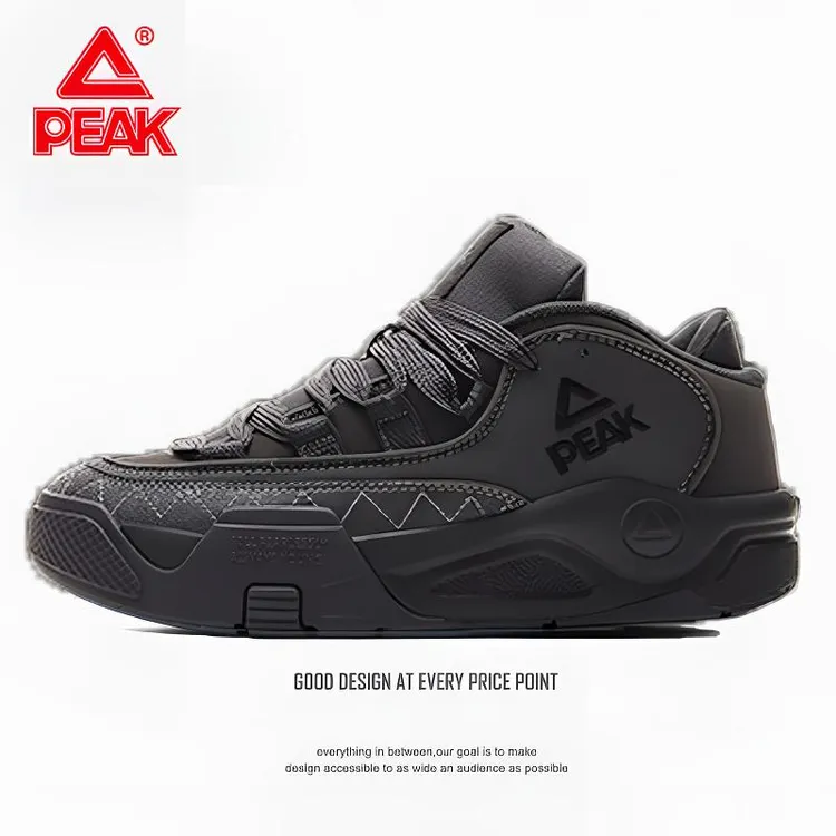 匹克态极鲨鱼鞋新款耐磨防滑复古休闲鞋时尚板鞋女款-DB530187