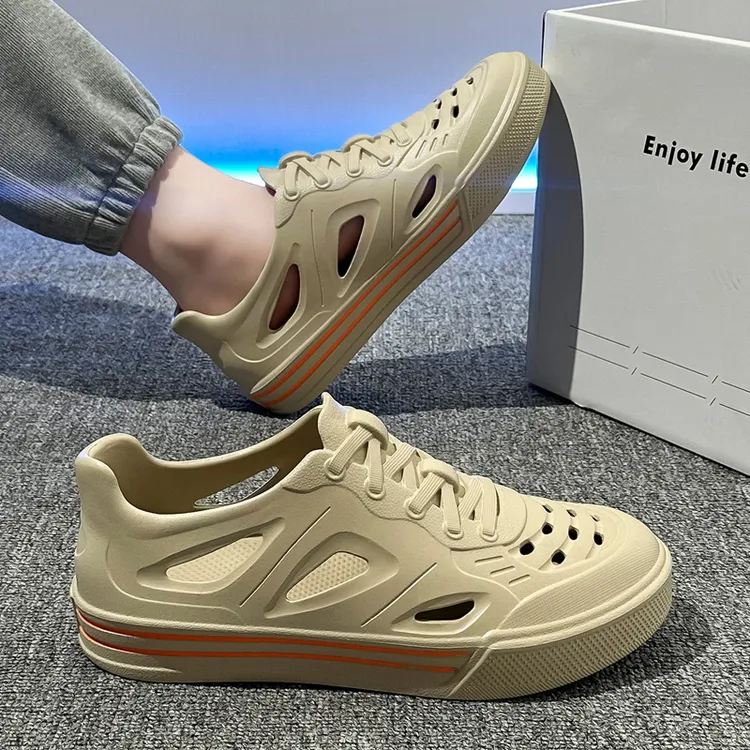 猫力EVA洞洞鞋男款夏季外穿开车2025新款溯溪鞋沙滩防滑凉鞋男款