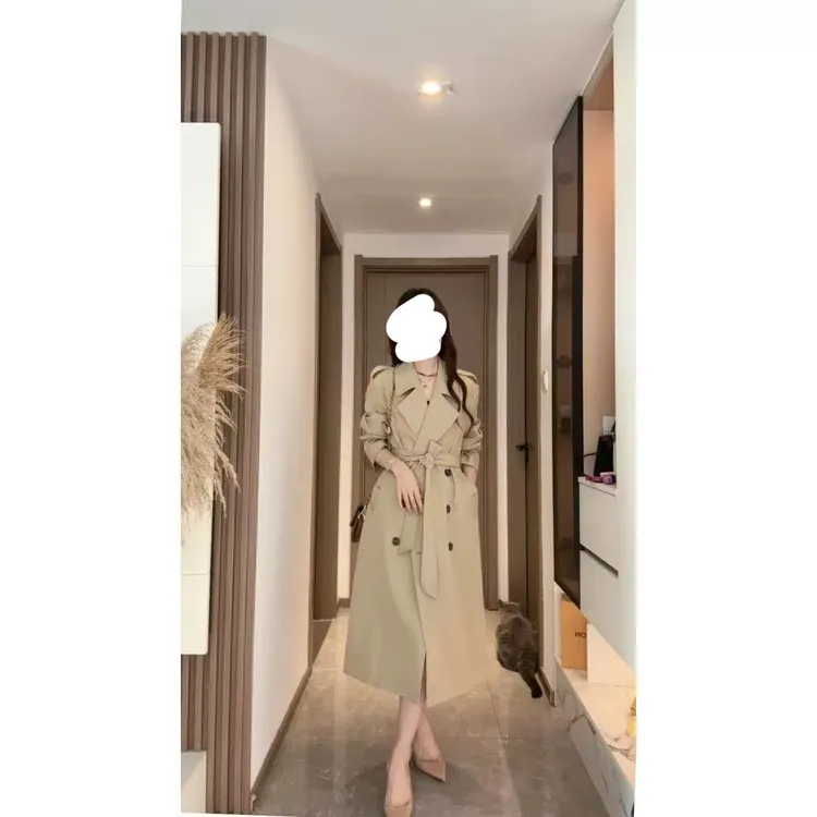 《RUMI》秋季新款御姐风衣高级显瘦收腰小个子百搭气质外套女 FY21