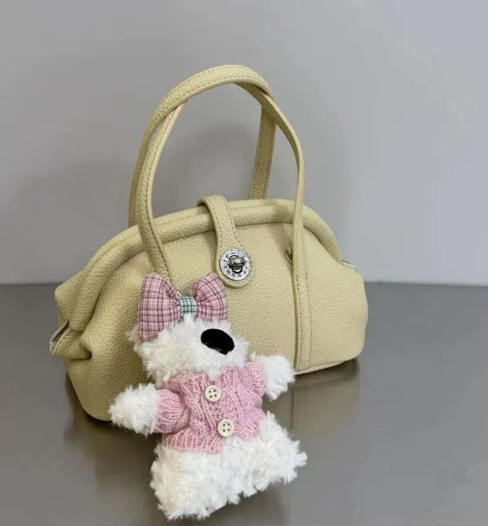 新2025复古手提贝壳包时髦冰淇淋设计百搭通勤