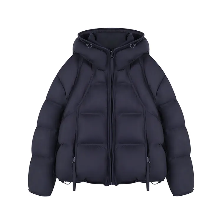 【宿慕SUMU】经典百搭连帽羽绒服2025新款12-17保暖羽绒服50405