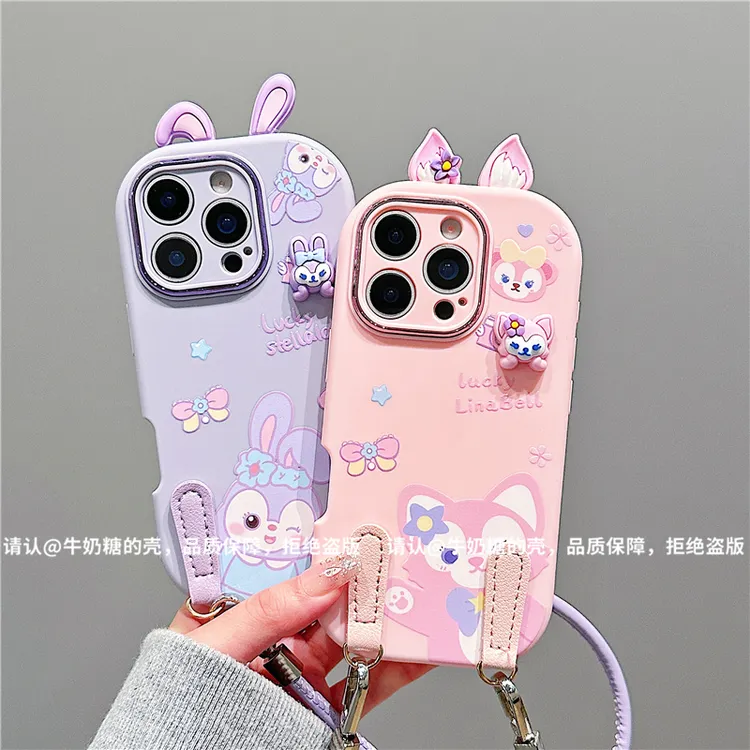 金属小胖妹适用苹果17/iPhone/华为荣耀/VIVO/OPPO/小米手机壳潮