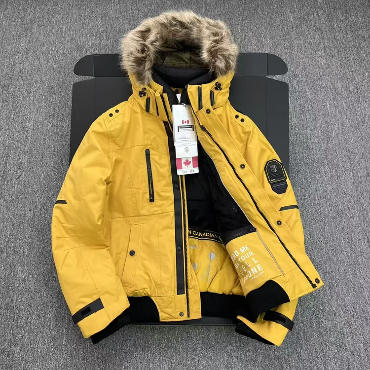 加单枫叶 牛货 男士冬季防风防雨雪户外短款棉衣棉服
