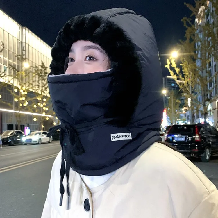【西藏新疆包邮】秋冬季防寒雷锋帽户外滑雪骑行防风面罩帽子一体
